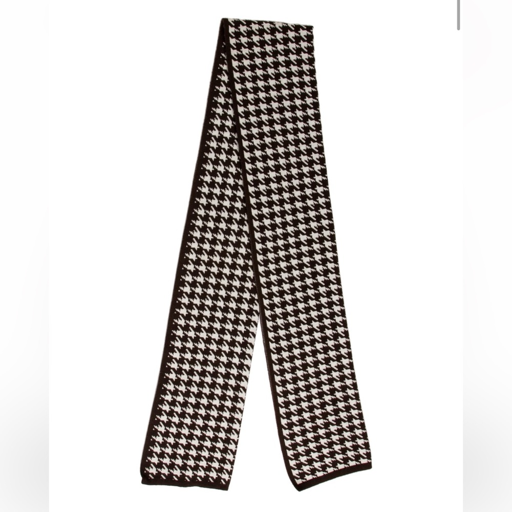 Celine cashmere houndstooth print scarf - Picture 3 of 3